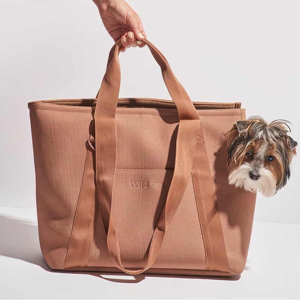 Wild One Tan Dog Travel Tote Carrier